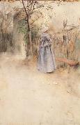 Carl Larsson Autumn oil painting artist